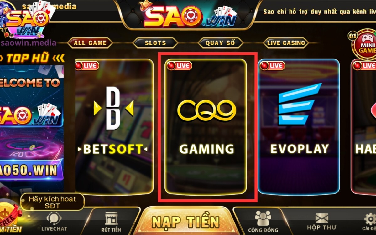 CQ9 Gaming - Sảnh cược tuyệt đỉnh, tham gia siêu dễ