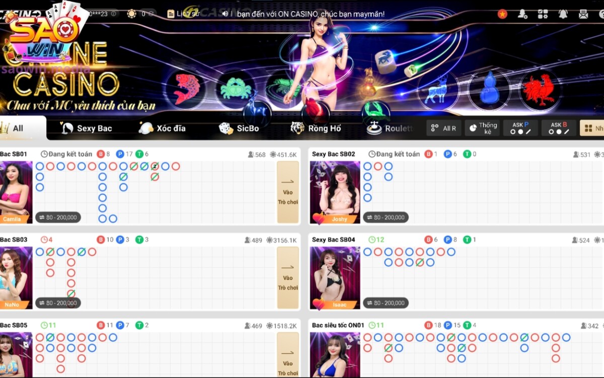 Server chơi casino live hiện đại bậc nhất