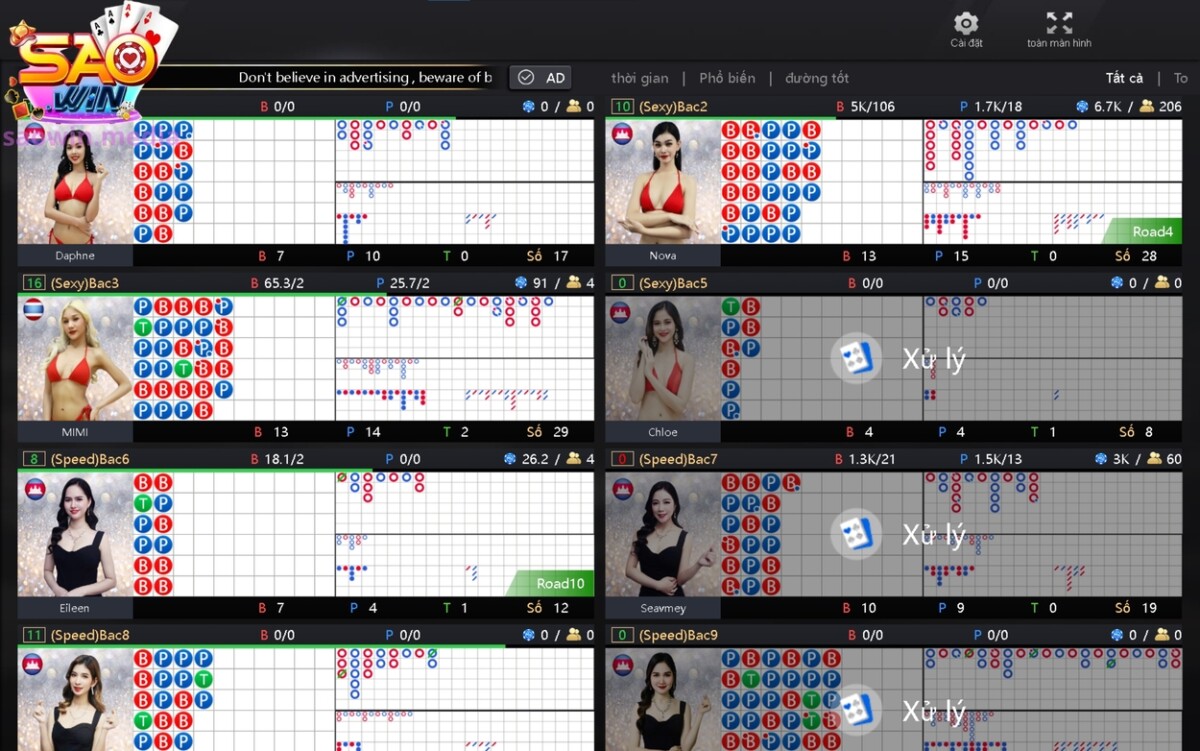 Trải nghiệm tính năng đặc biệt của sảnh casino live